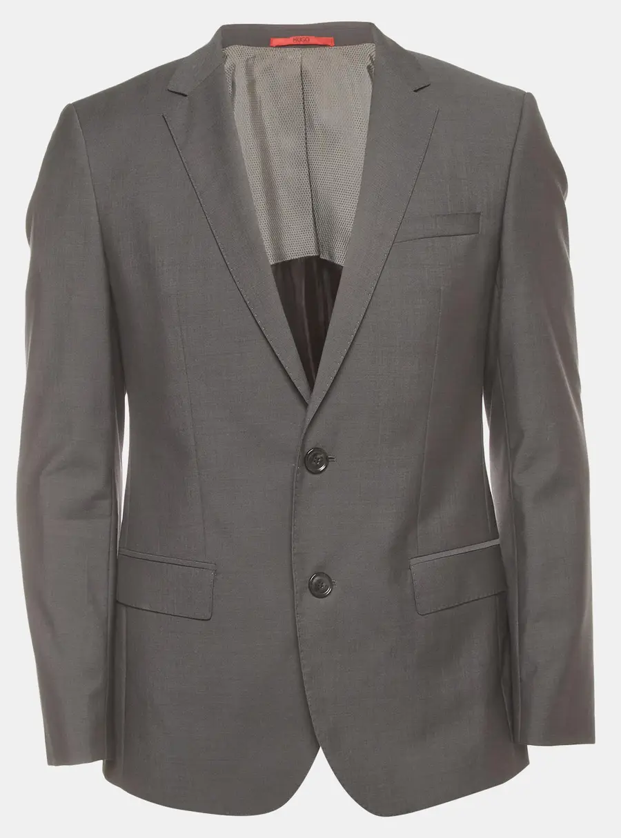 Boss By Hugo Boss Grey Wool Long Sleeve C Huge1S Jacket M