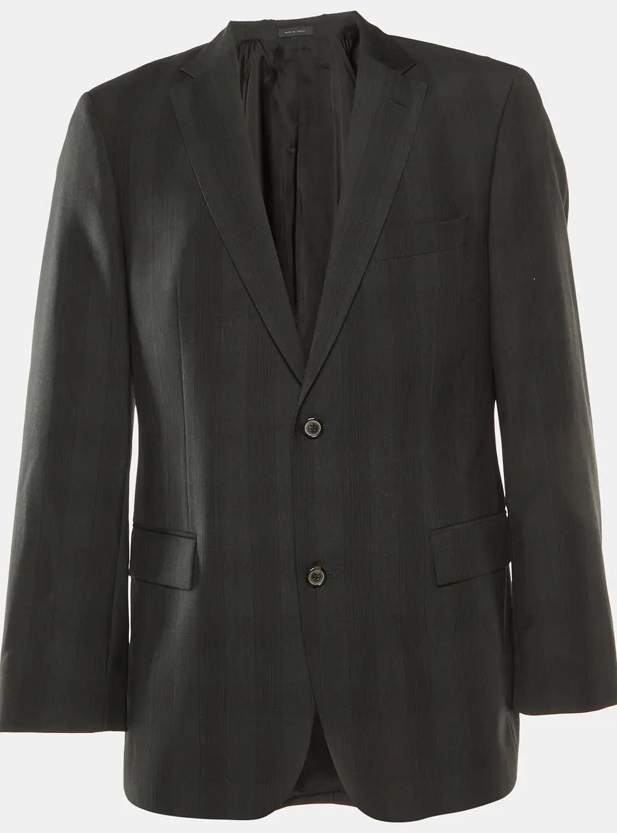 Boss By Hugo Boss Black Wool Paolini Tailored Blazer L