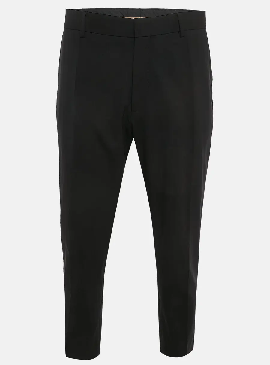Boss By Hugo Boss Black Wool Formal Trousers XL