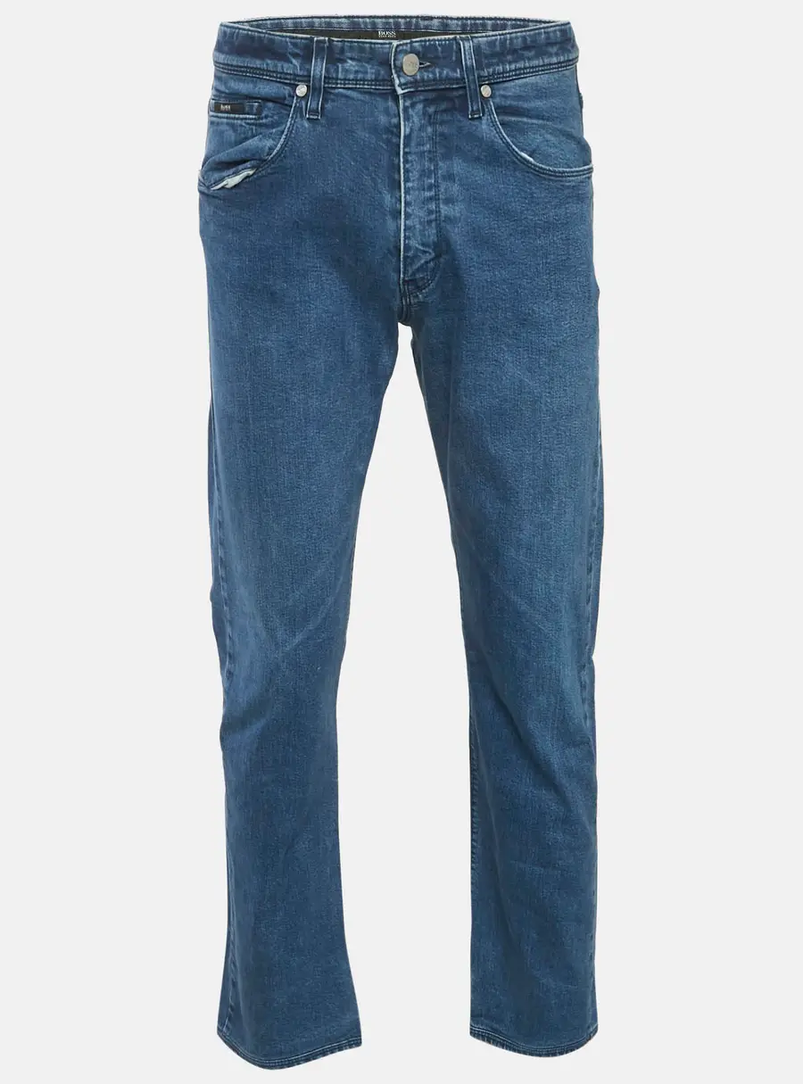 Boss By Hugo Boss Blue Denim Straight Leg Jeans S Waist 31"