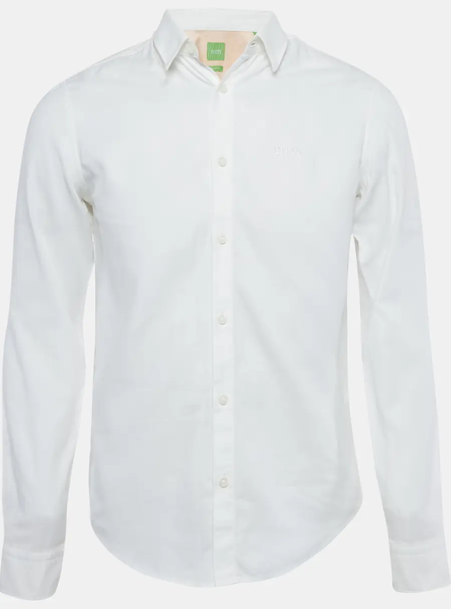 Boss Hugo Boss White Cotton C-Buster Shirt S