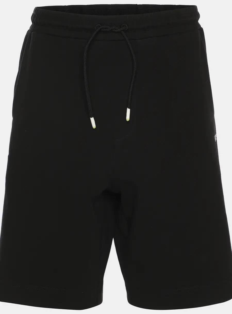 Hugo Boss Black Jersey Logo Embroidered Drawstring Short XL