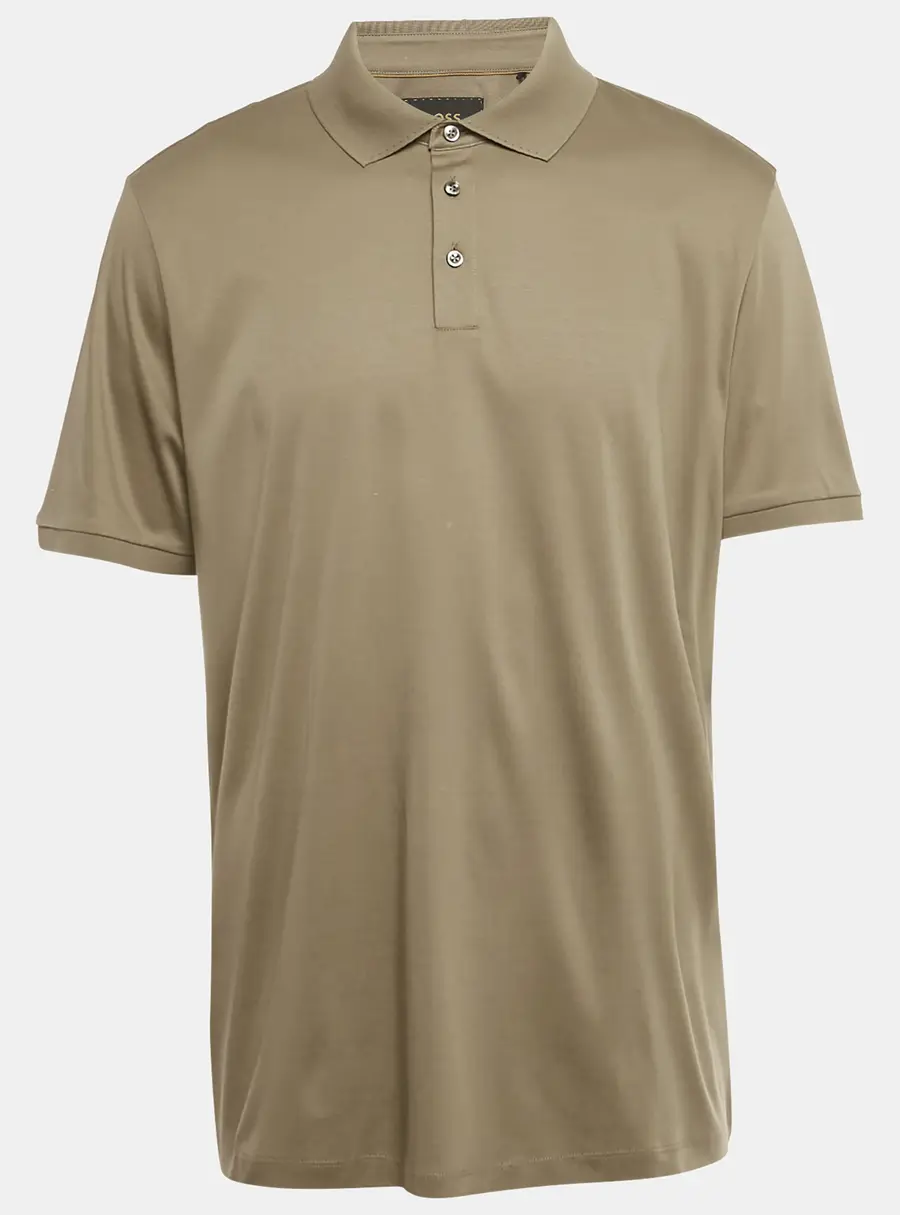 Boss By Hugo Boss Grey Jersey L-Perry Polo T-Shirt XXL