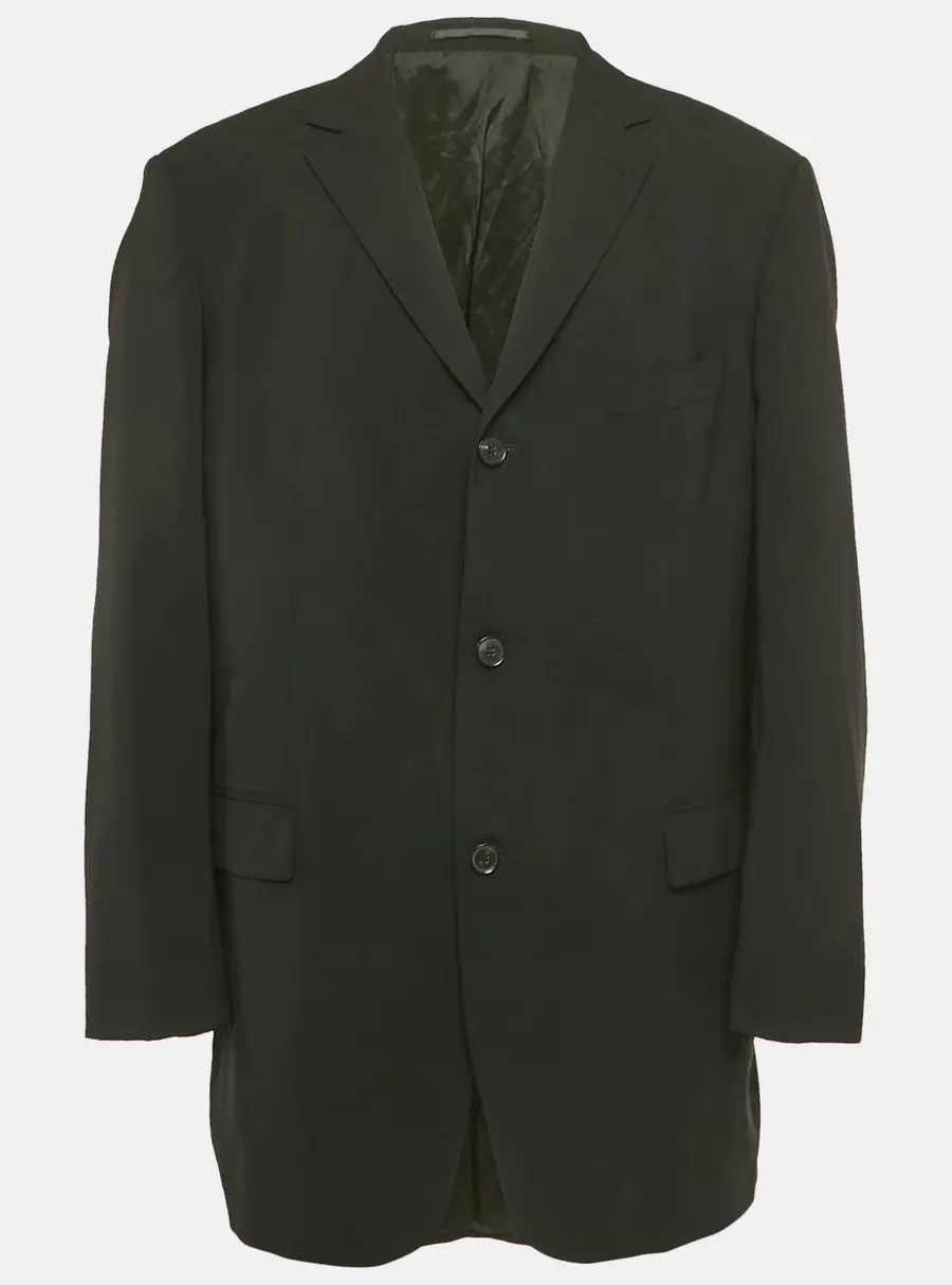 Boss By Hugo Boss Black Wool Gary Waters Blazer XL