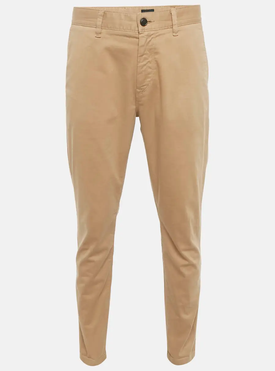 Boss By Hugo Boss Brown Tapered Fit Chino Pants L/Waist 34"