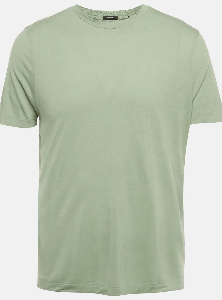 Boss By Hugo Boss Light Green Tech Wool T-Shirt L