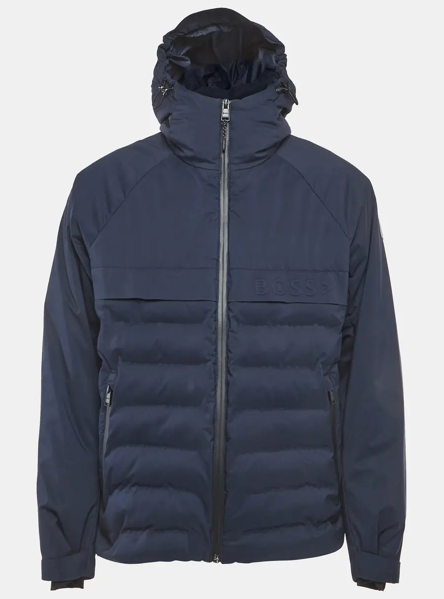 Boss by Hugo Boss Blue Synthetic Calpau Puffer Jacket L