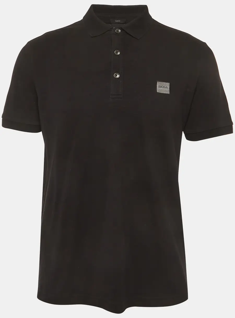 Boss By Hugo Boss Brown Mesh Jersey Polo T-Shirt L