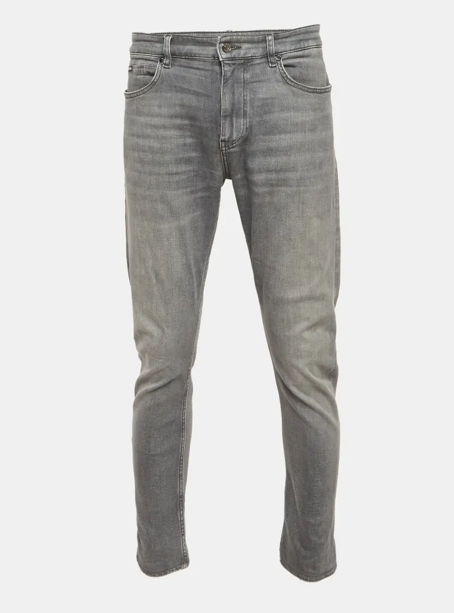 Boss By Hugo Boss Grey Denim Delaware Slim Fit Jeans L/Waist 36"