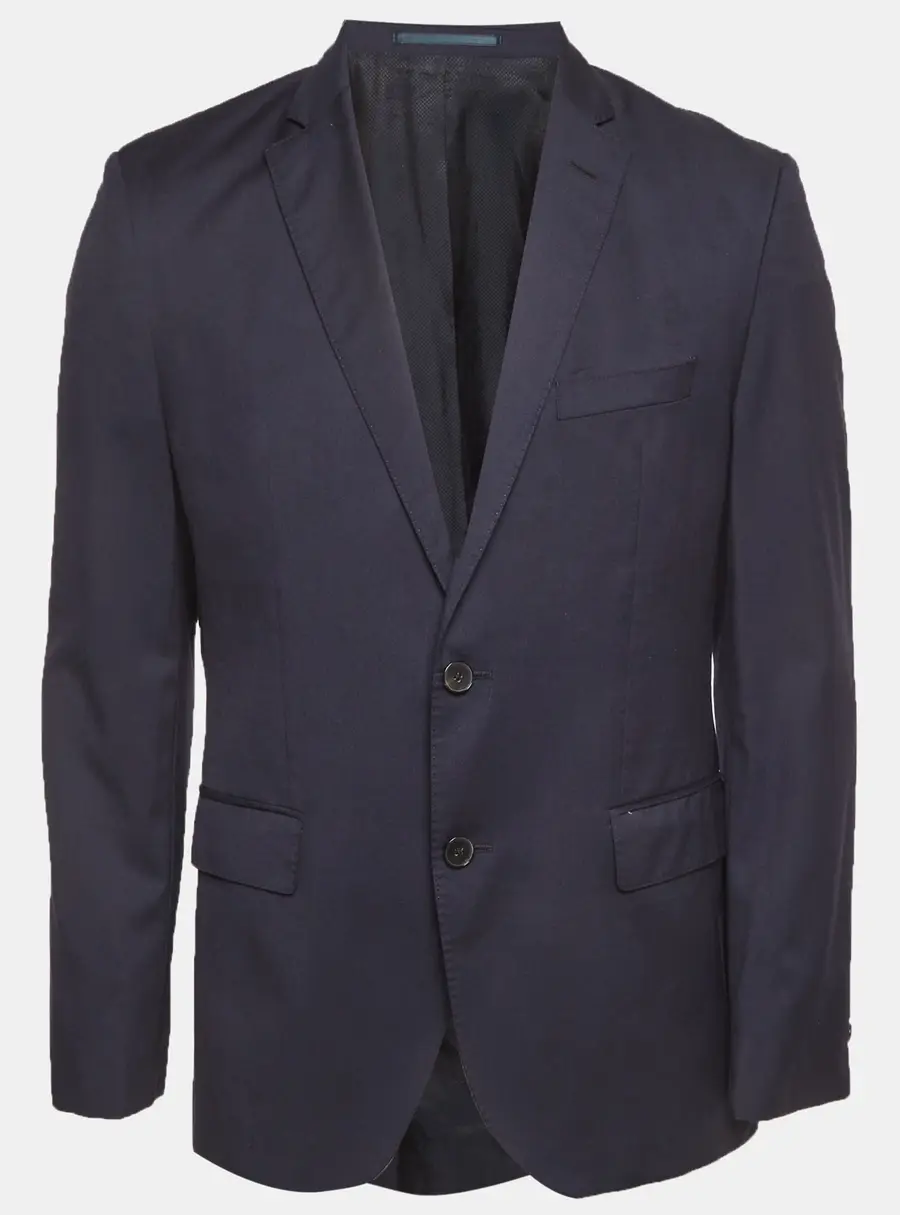 Boss by Hugo Boss Blue Gabardine Johnstons1 Blazer L