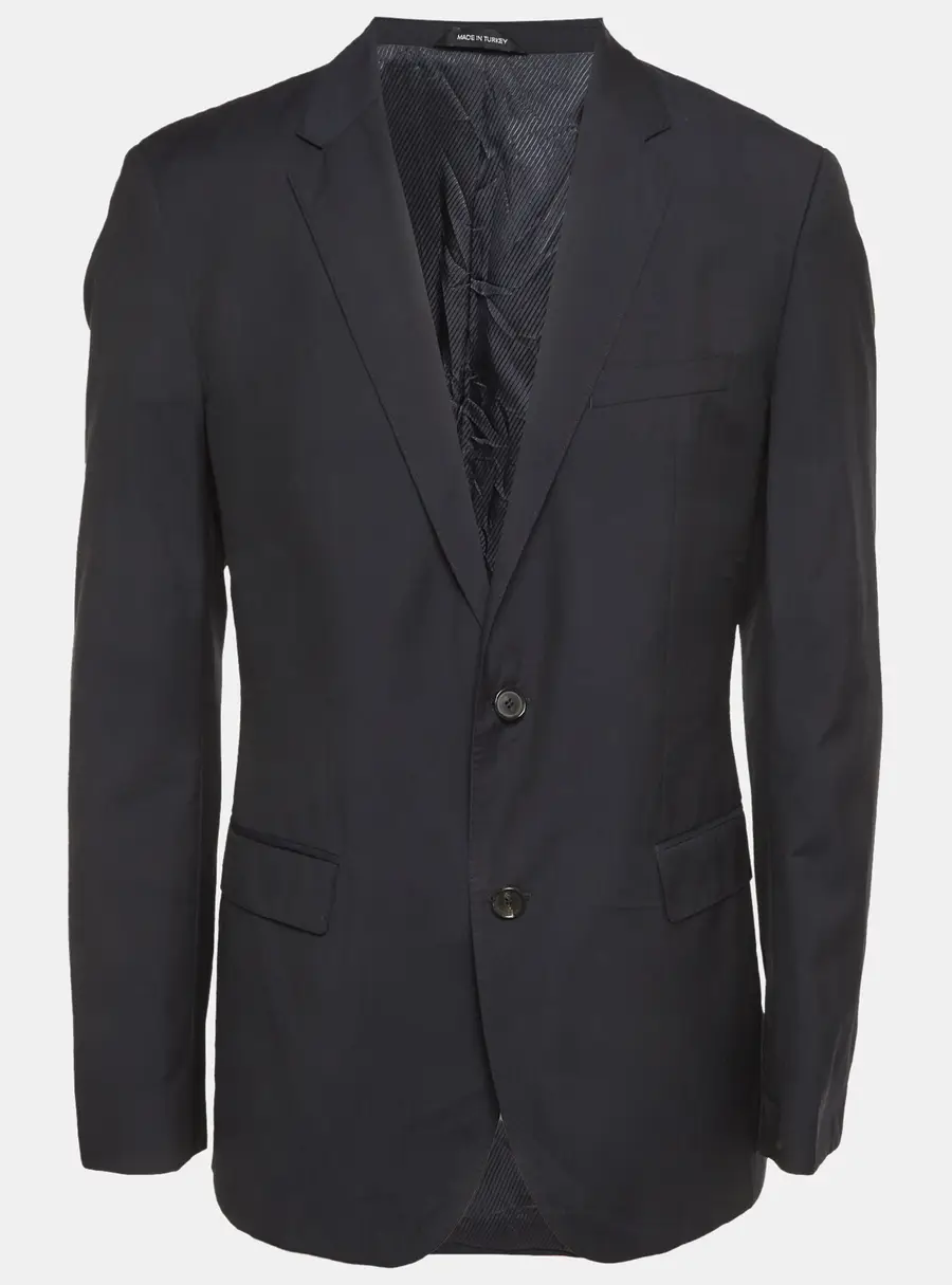 Boss By Hugo Boss Black Wool The James3 Blazer L