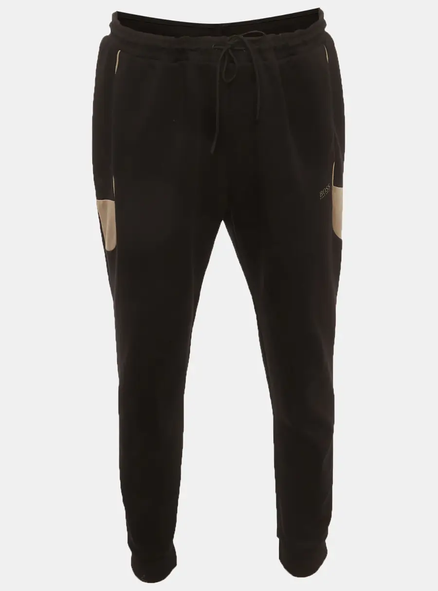 Boss By Hugo Boss Black Cotton Knit Sweatpants XXXL