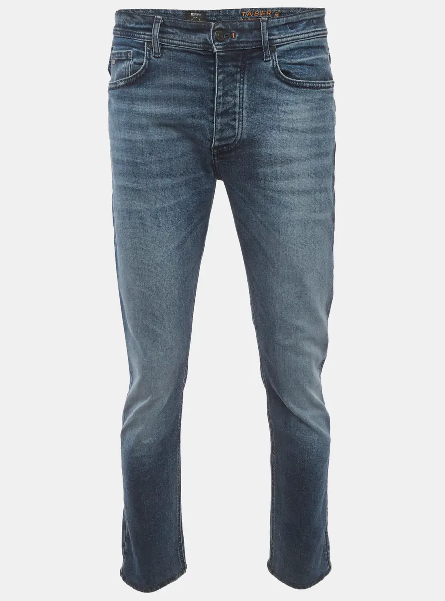 Boss by Hugo Boss Blue Denim Taber Tapered Fit Jeans L/Wait 33"
