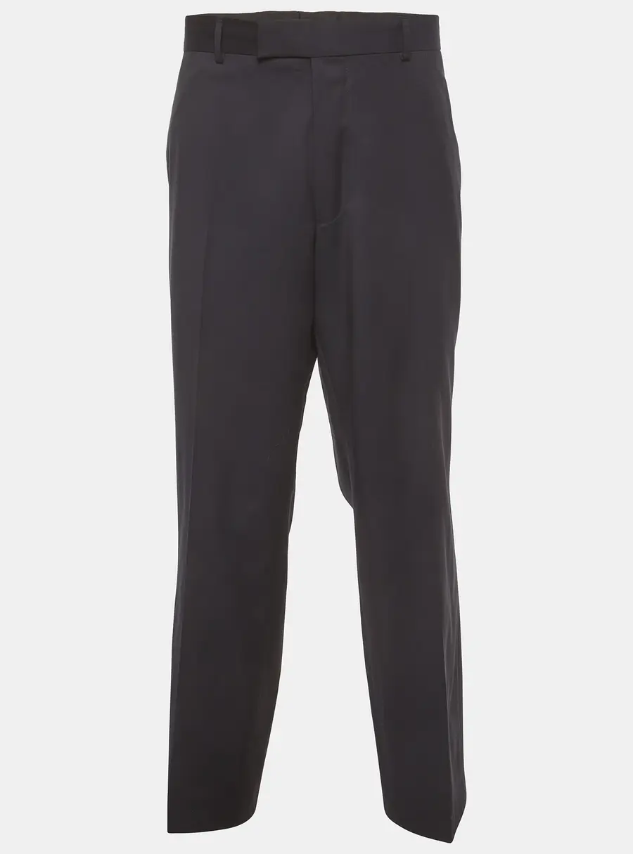 Boss By Hugo Boss Navy Blue Wool Regular Fit Trousers 4XL