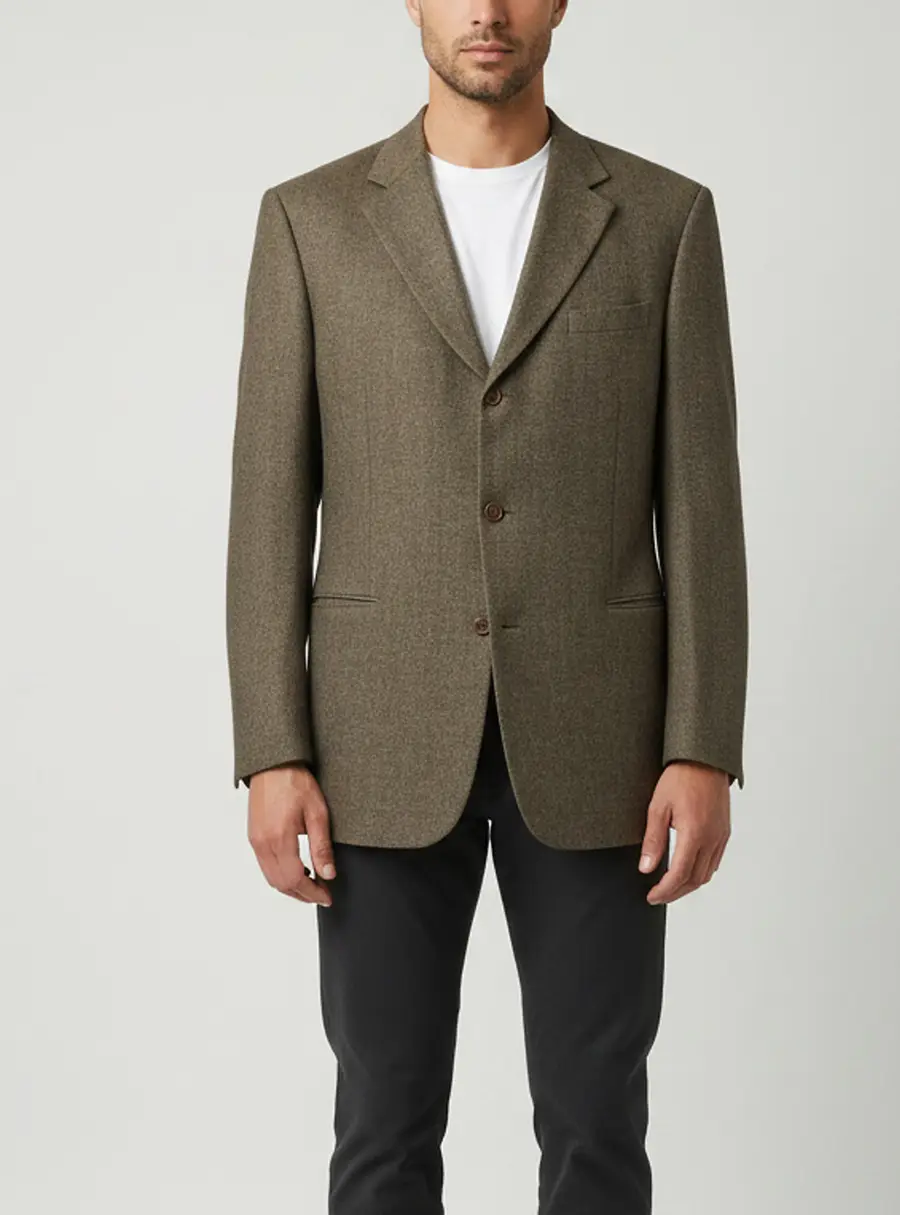 Boss By Hugo Boss Brown Wool Blend Einstein Blazer XXXL
