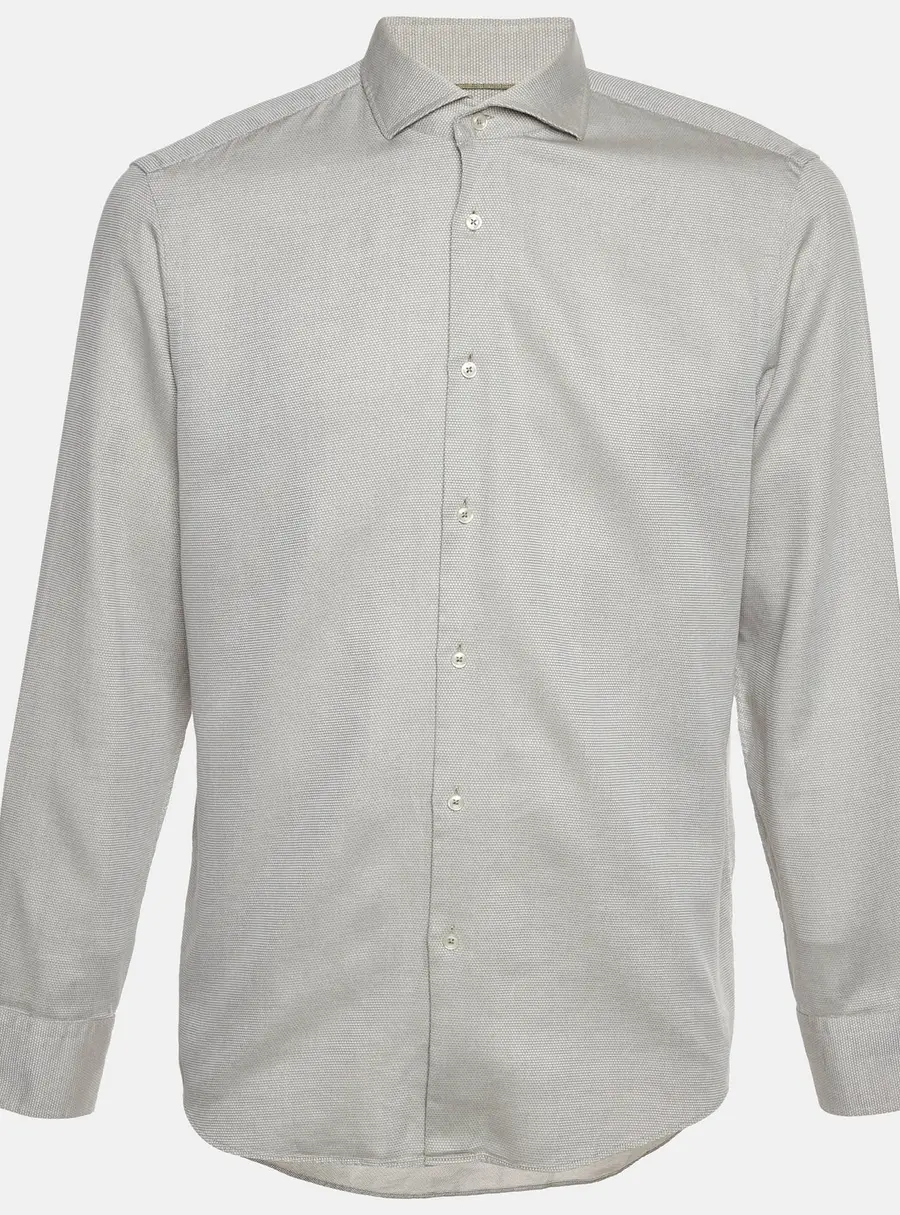 Boss By Hugo Boss Grey Textured Cotton H Joe T-Shirt L