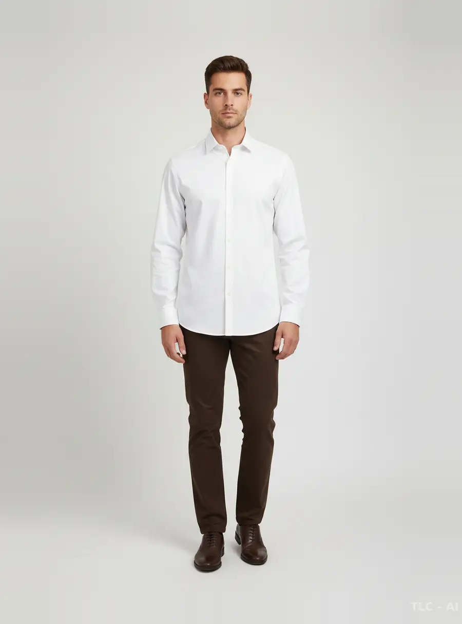 Boss By Hugo Boss White Poplin Regular Fit Eliott Shirt XXXL