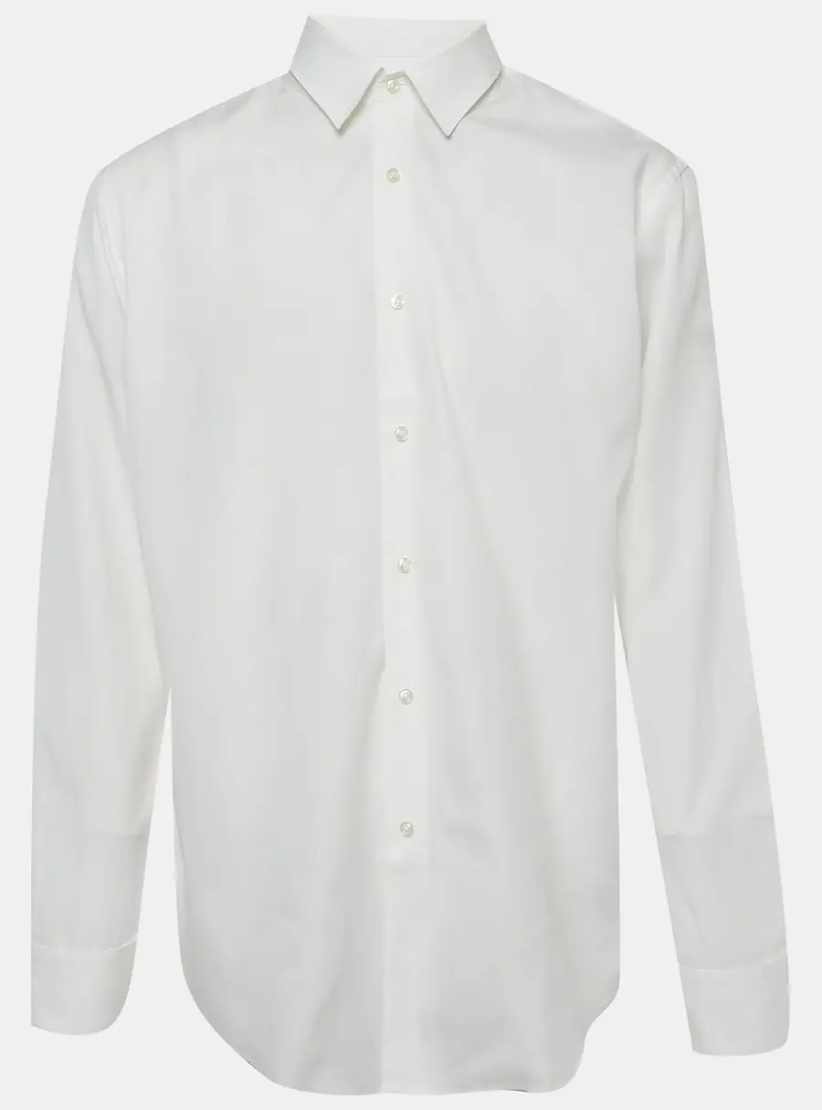 Boss By Hugo Boss White Poplin Regular Fit Eliott Shirt XXXL