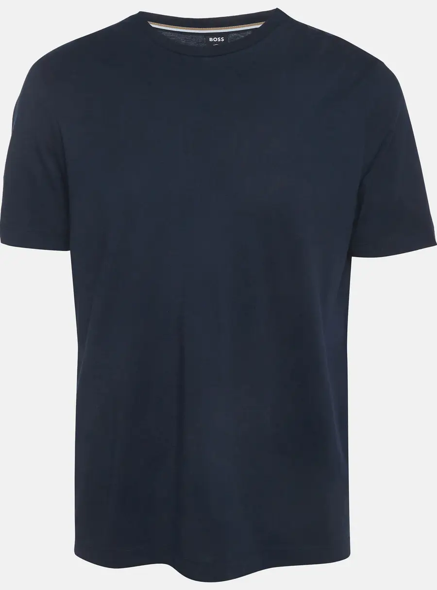Boss By Hugo Boss Navy Blue Jersey Crewneck Thompson T-Shirt L