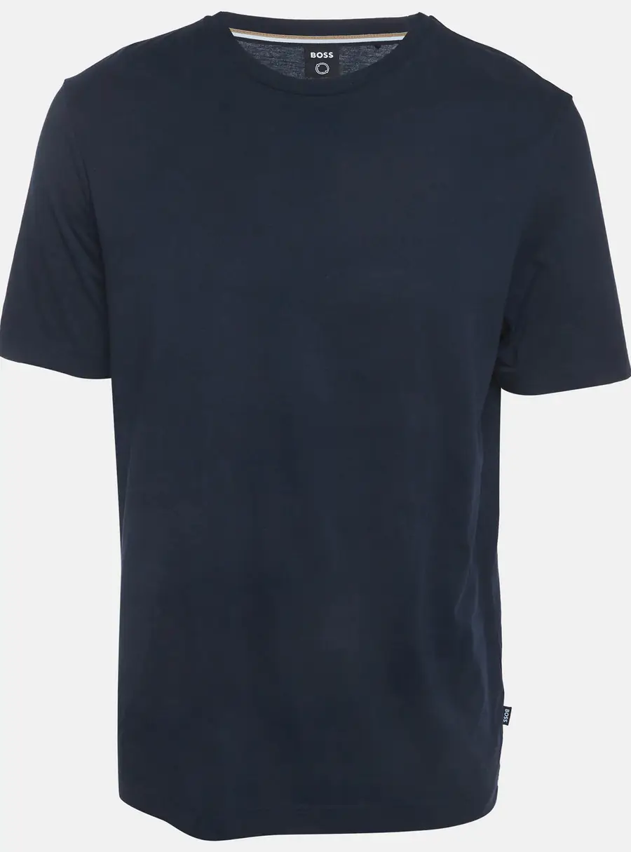 Boss By Hugo Boss Navy Blue Jersey Crewneck Thompson T-Shirt L