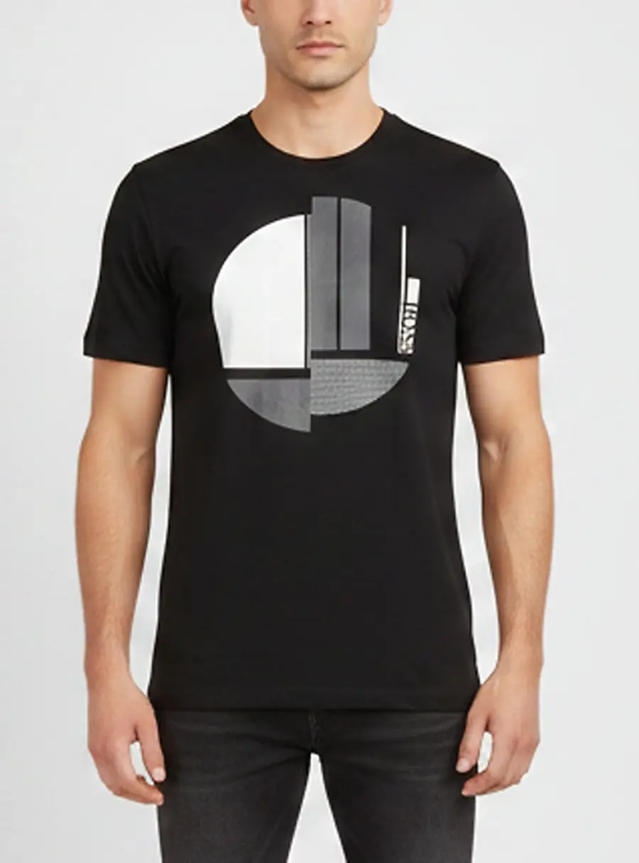 Boss by Hugo Boss Black Logo Graphic Jersey Tee 1 T-Shirt M