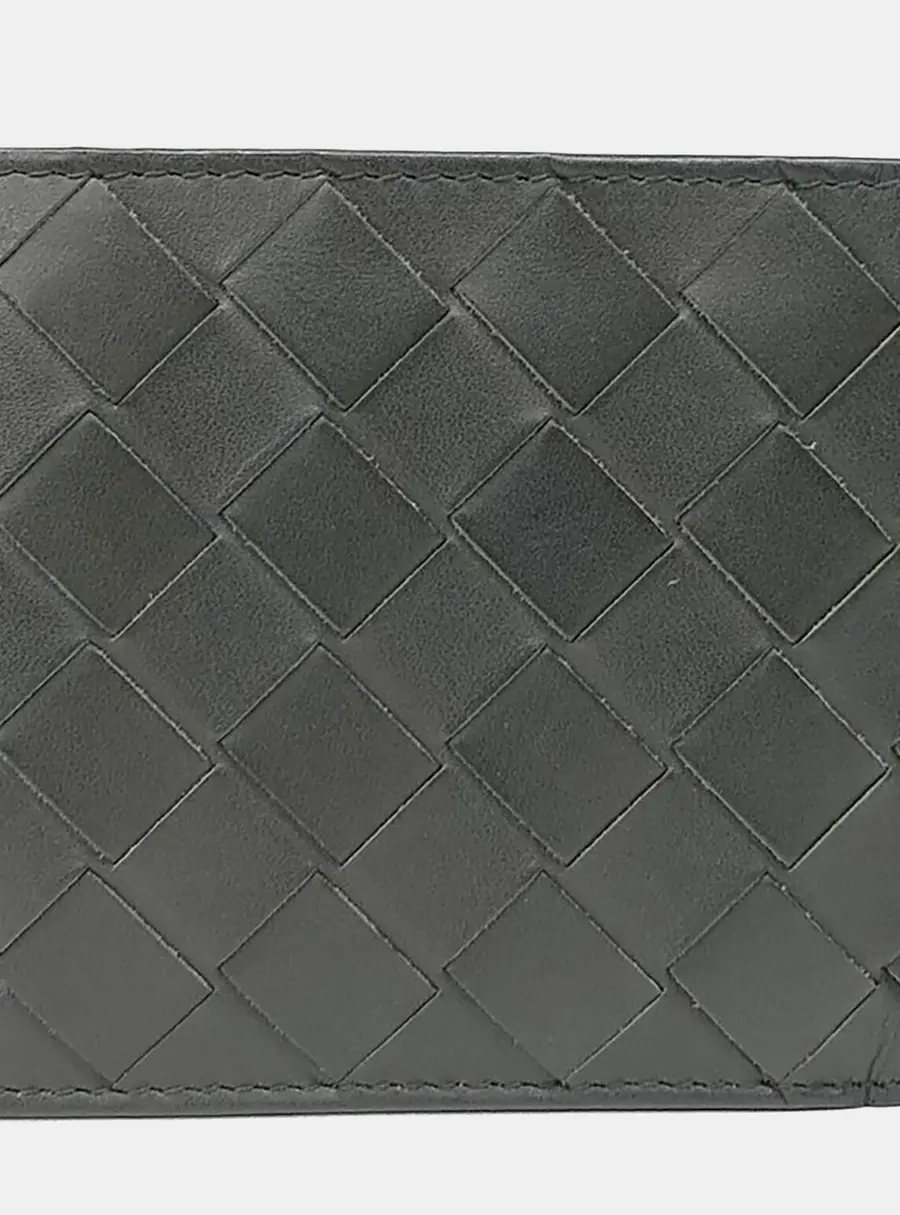 Bottega Veneta Black Leather Wallet