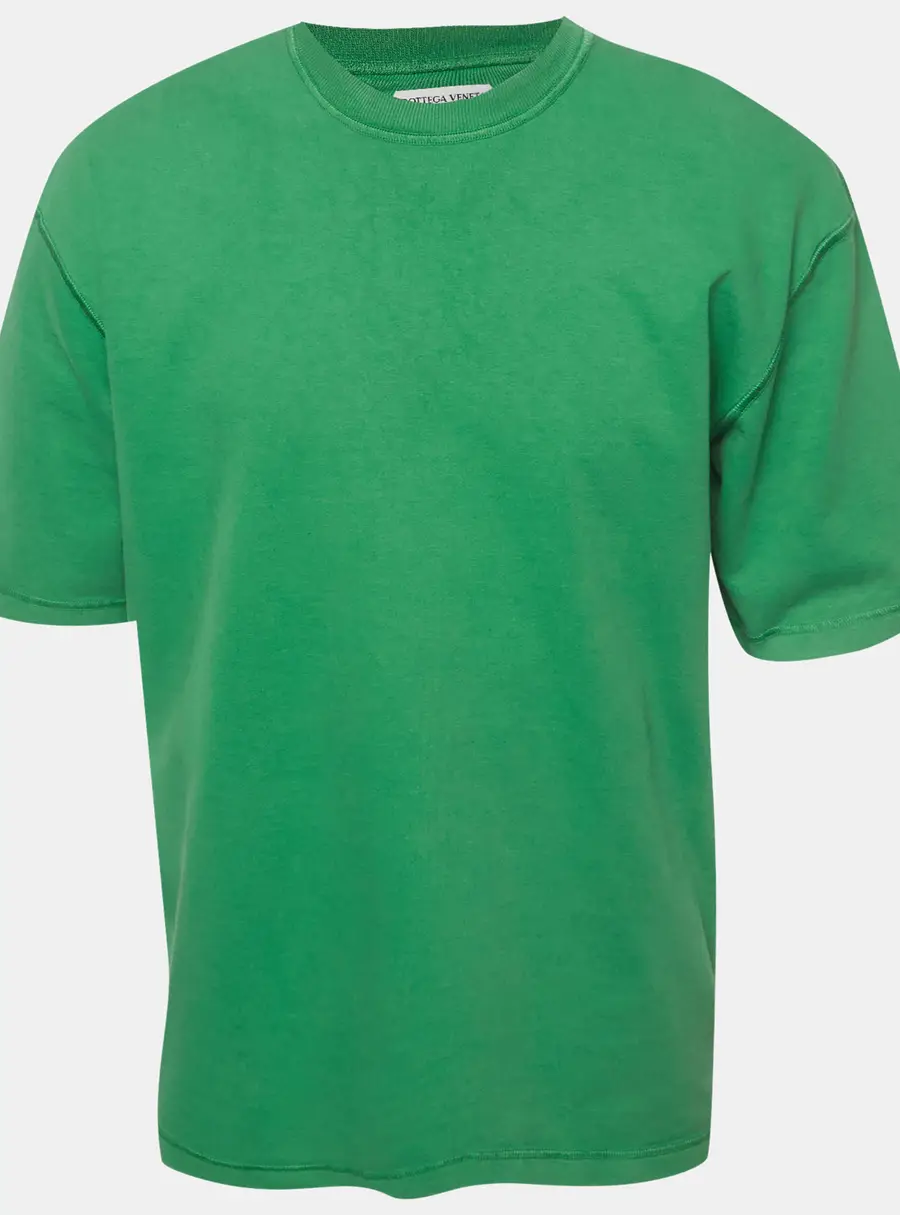 Bottega Veneta Green Jersey Crewneck T-Shirt XL