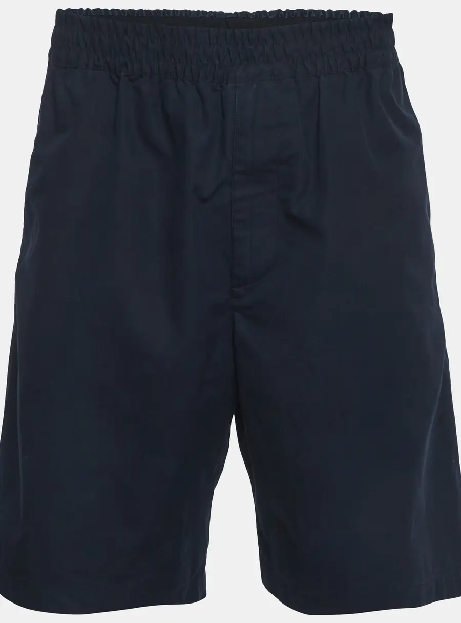 Bottega Veneta Navy Blue Cotton Poplin Bermuda Shorts M