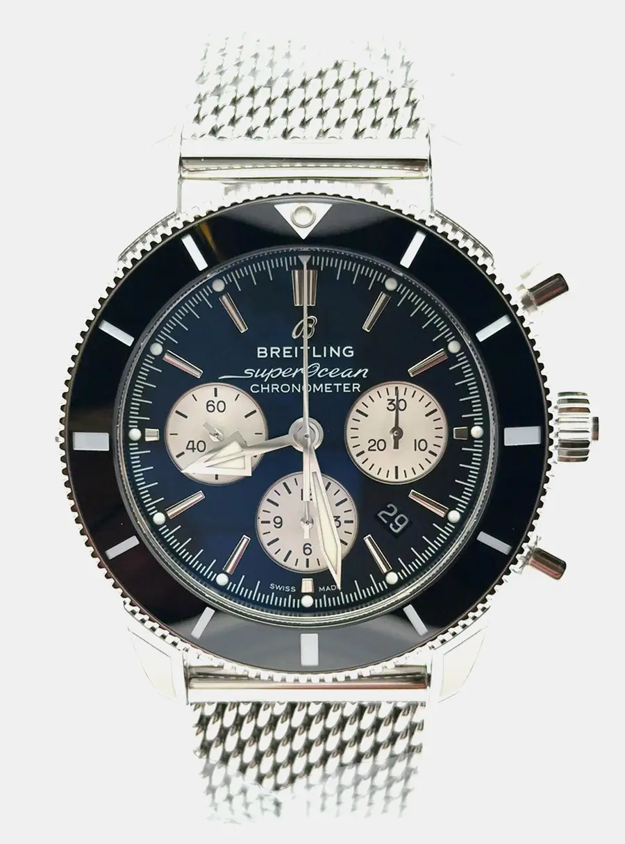Breitling Superocean Heritage II Chronograph B01 AB0162121B1A1 Automatic Black Stainless Steel Men's Wristwatch 44mm