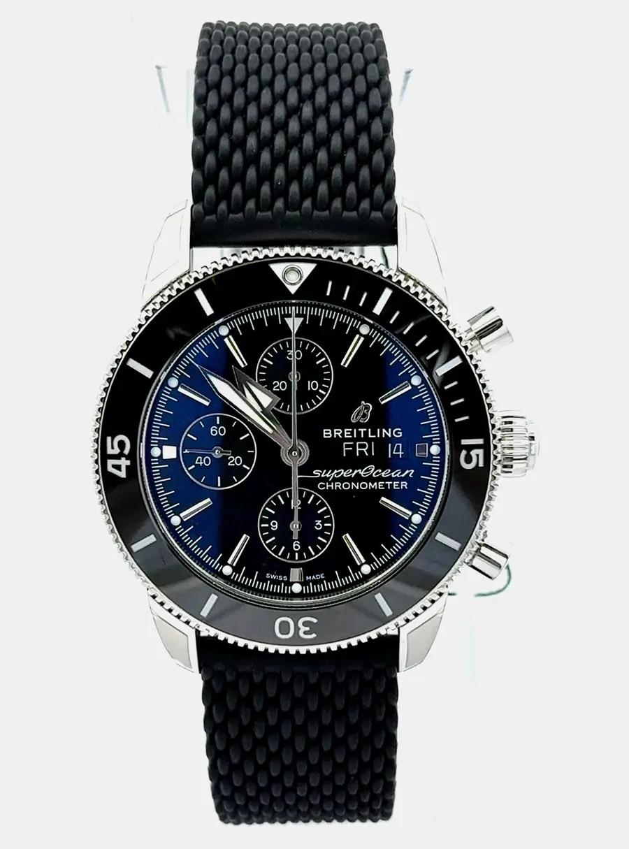 Breitling Superocean Heritage II Chronograph A13313121B1S1 Automatic Black Stainless Steel Men's Wristwatch 44mm
