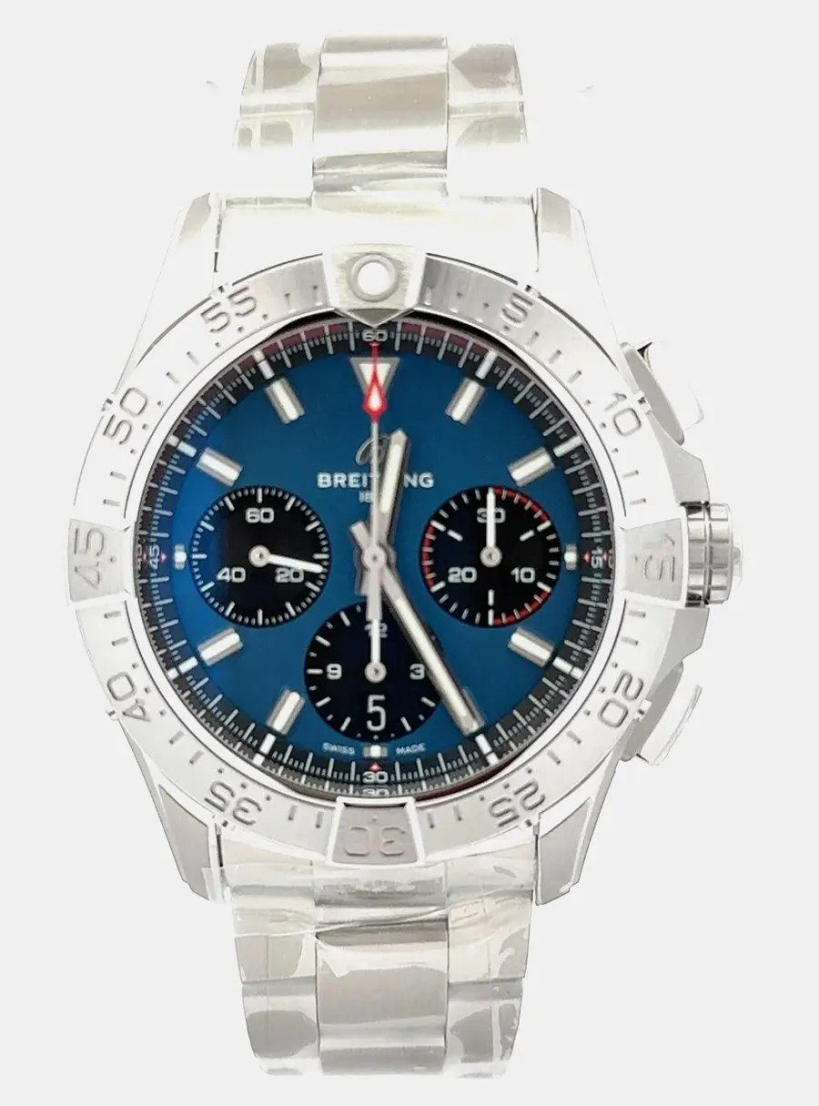 Breitling Avenger B01 Chronograph 42 AB0146101C1A1 Automatic Blue Stainless Steel Men's Wristwatch 42mm