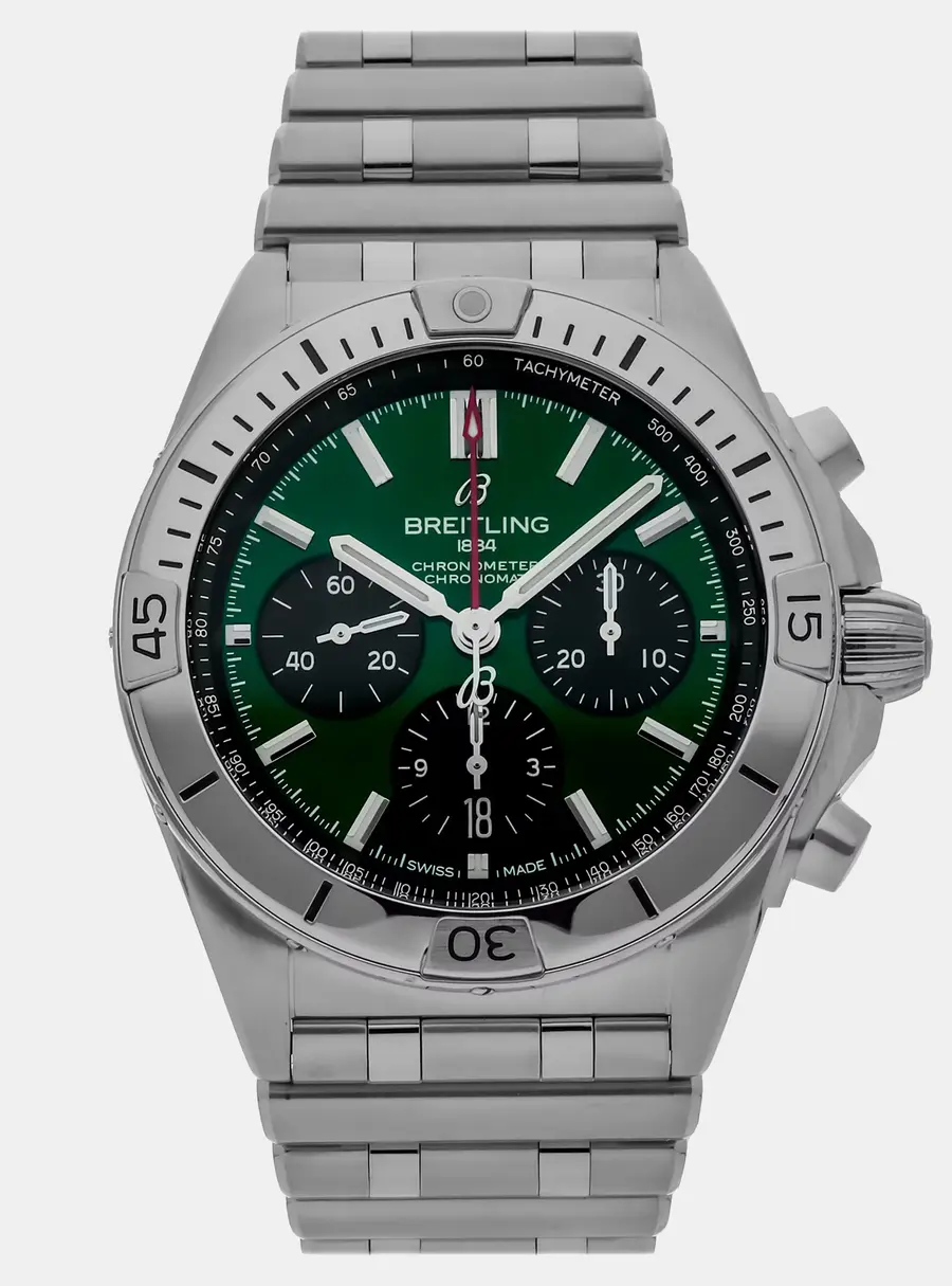 Breitling Chronomat AB0134101L1A1 Automatic Green Stainless Steel Men’s Wristwatch 42 mm