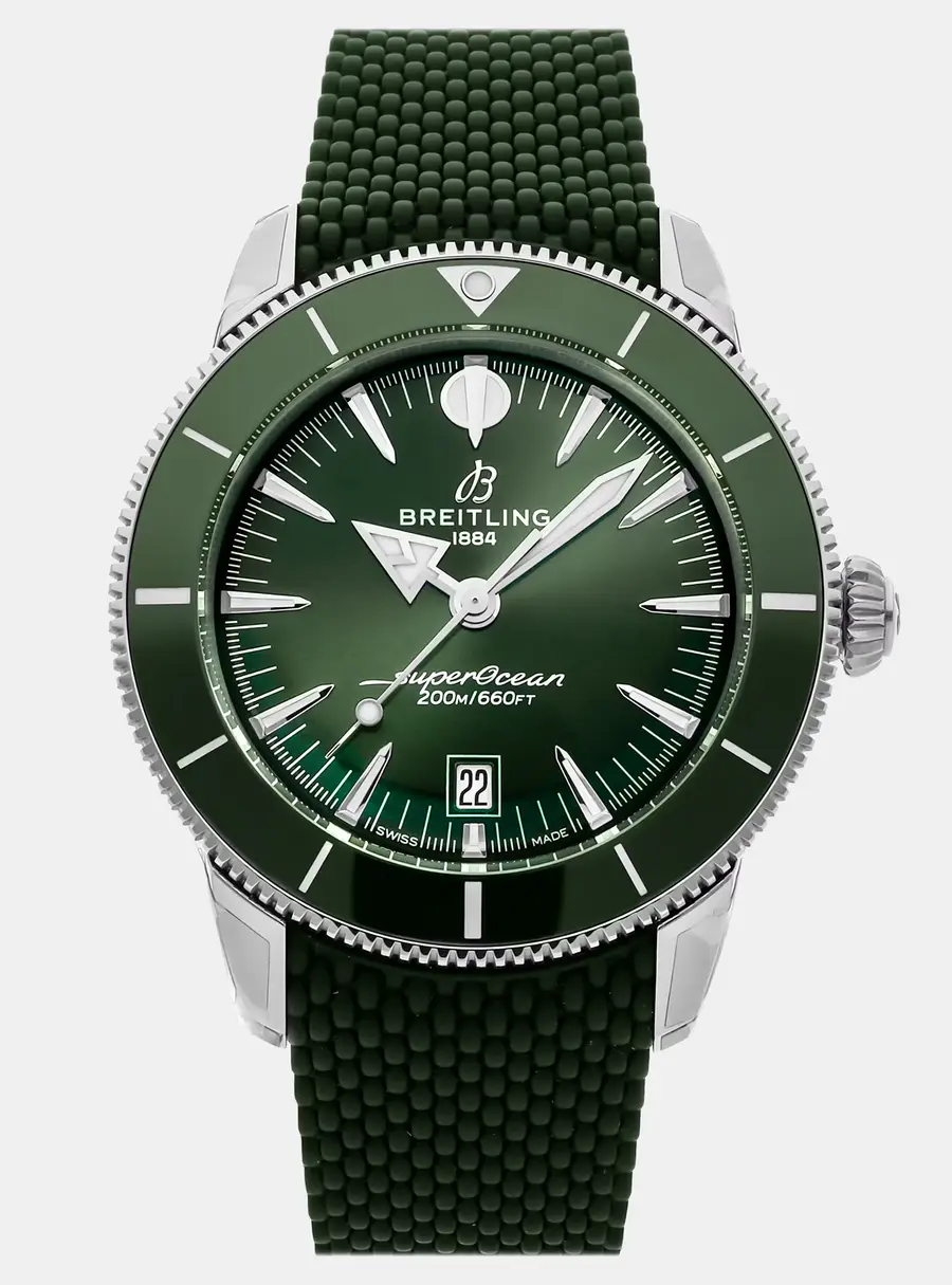 Breitling SuperOcean Heritage B31 AB3112361L1S1 Green Stainless Steel Automatic Men's Wristwatch 44mm