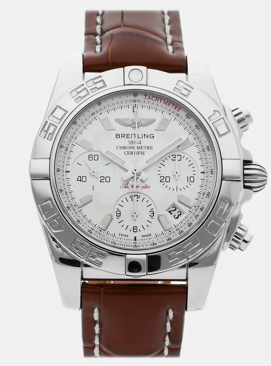 Breitling Chronomat 41 AB014012/G711 Silver Stainless Steel Automatic Men's Wristwatch 41mm