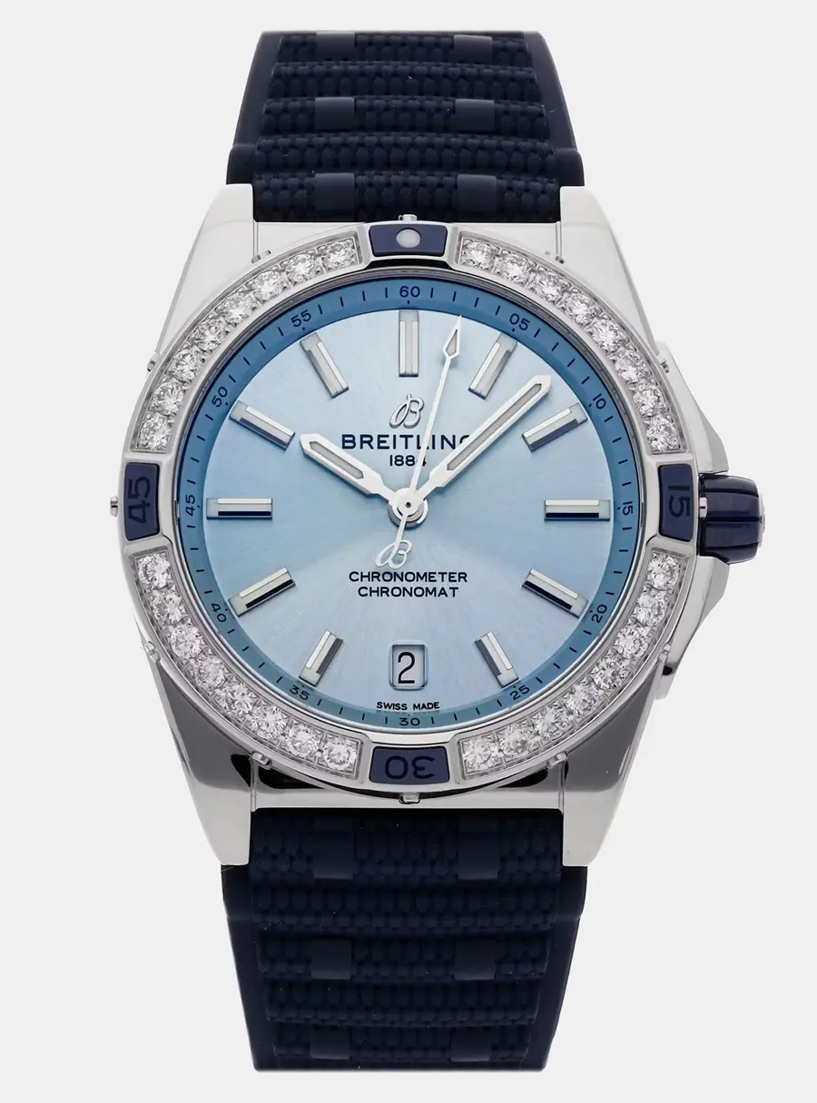 Breitling Super Chronomat A17356531C1S1 Blue Stainless Steel Automatic Men's Wristwatch 38mm