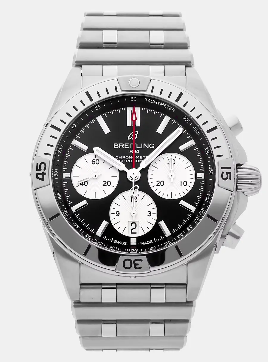 Breitling Chronomat AB0134101B1A1 Black Stainless Steel Automatic Men's Watches 42mm