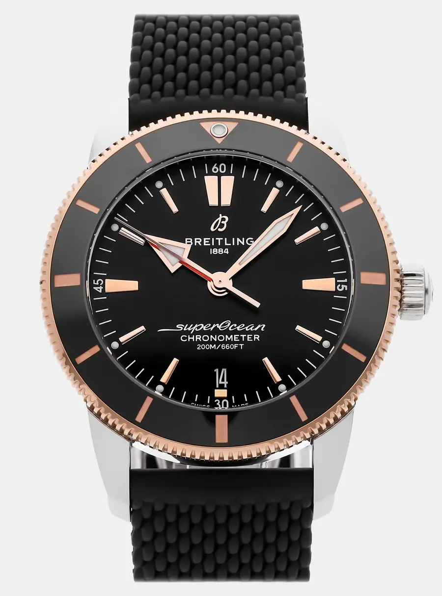 Breitling Superocean Heritage UB2030121B1S1 Stainless Steel Automatic Black Men's Wristwatch 44mm