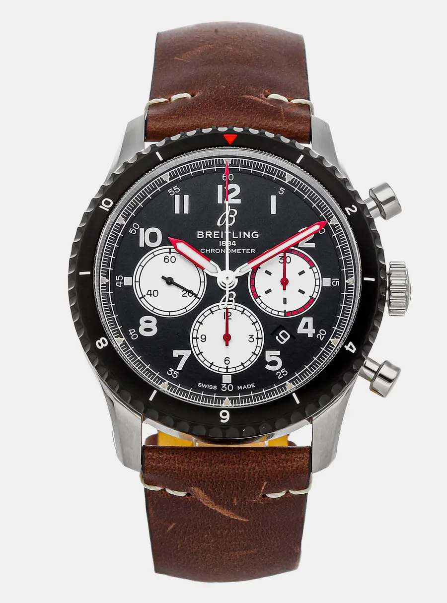 Breitling Black Aviator 8 B01 AB01194A1B1X2 Stainless Steel Automatic Men's Wristwatch 43mm