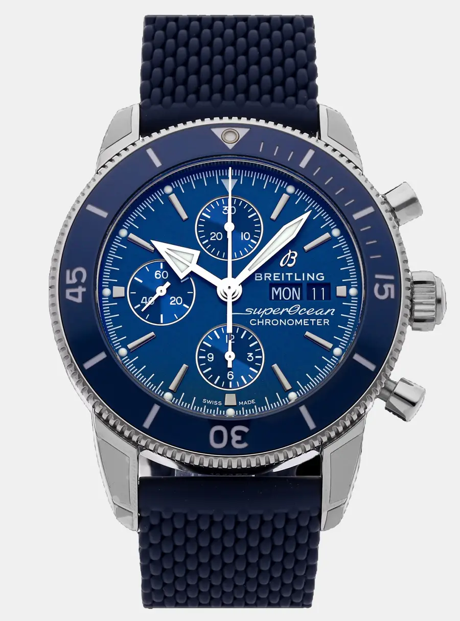 Breitling Superocean Heritage A13313161C1S1 Blue Stainless Steel Automatic Men's Wristwatch 44mm