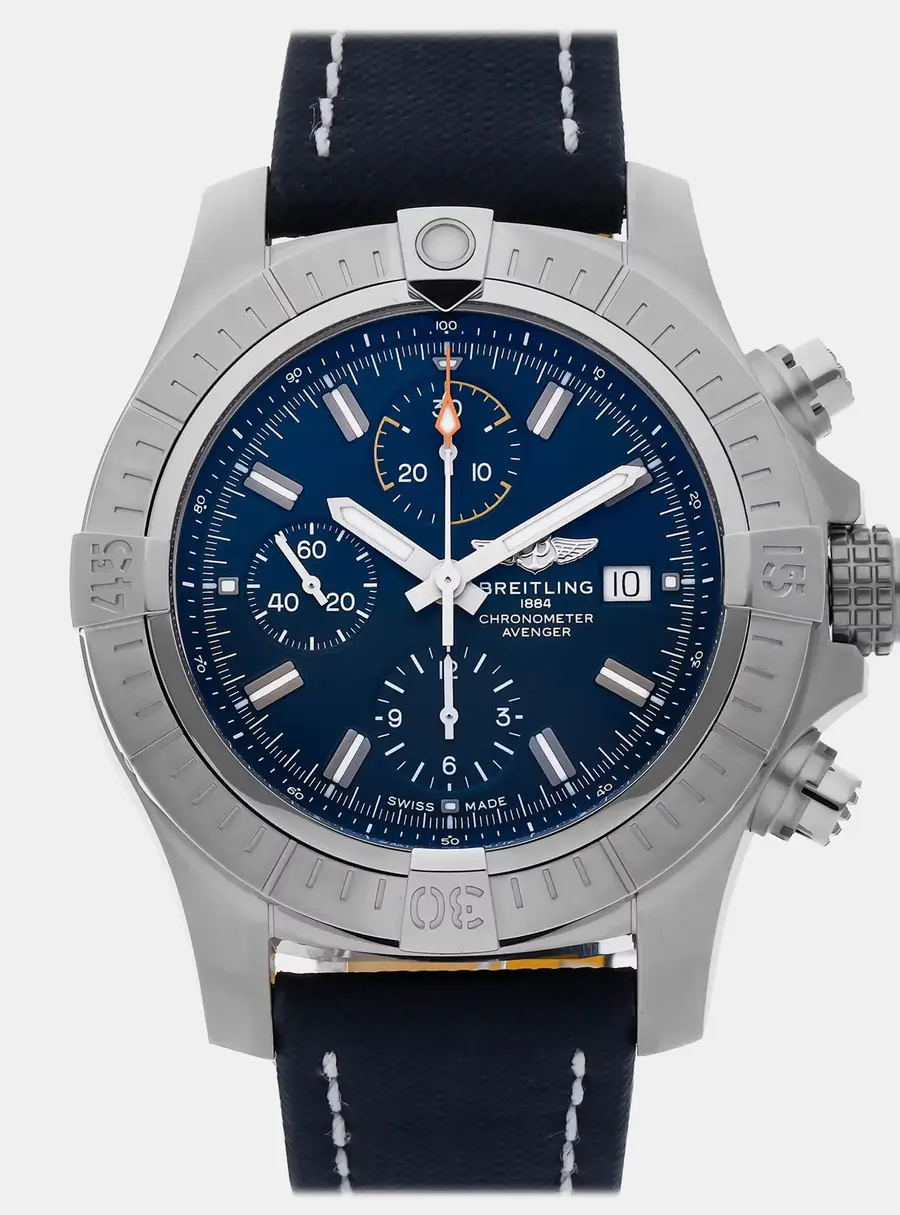 Breitling Avenger A13317101C1X2 Blue Stainless Steel Automatic Men's Wristwatches 45mm