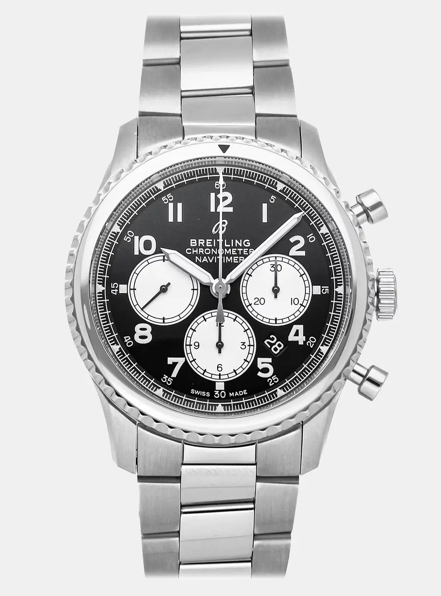 Breitling Navitimer 8 AB0117131B1A1 Black Stainless Steel Automatic Men's Watches 43mm