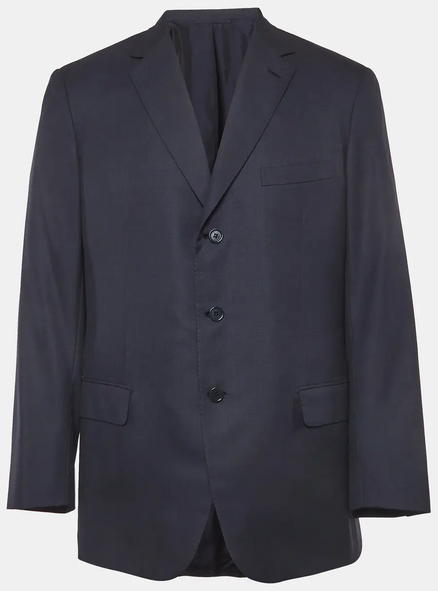 Brioni Navy Blue Wool Blend Regular Fit Colosseo Jacket XXL