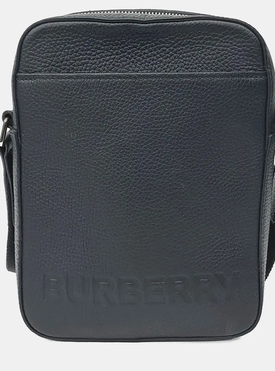 Burberry Black Leather Crossbody Bag