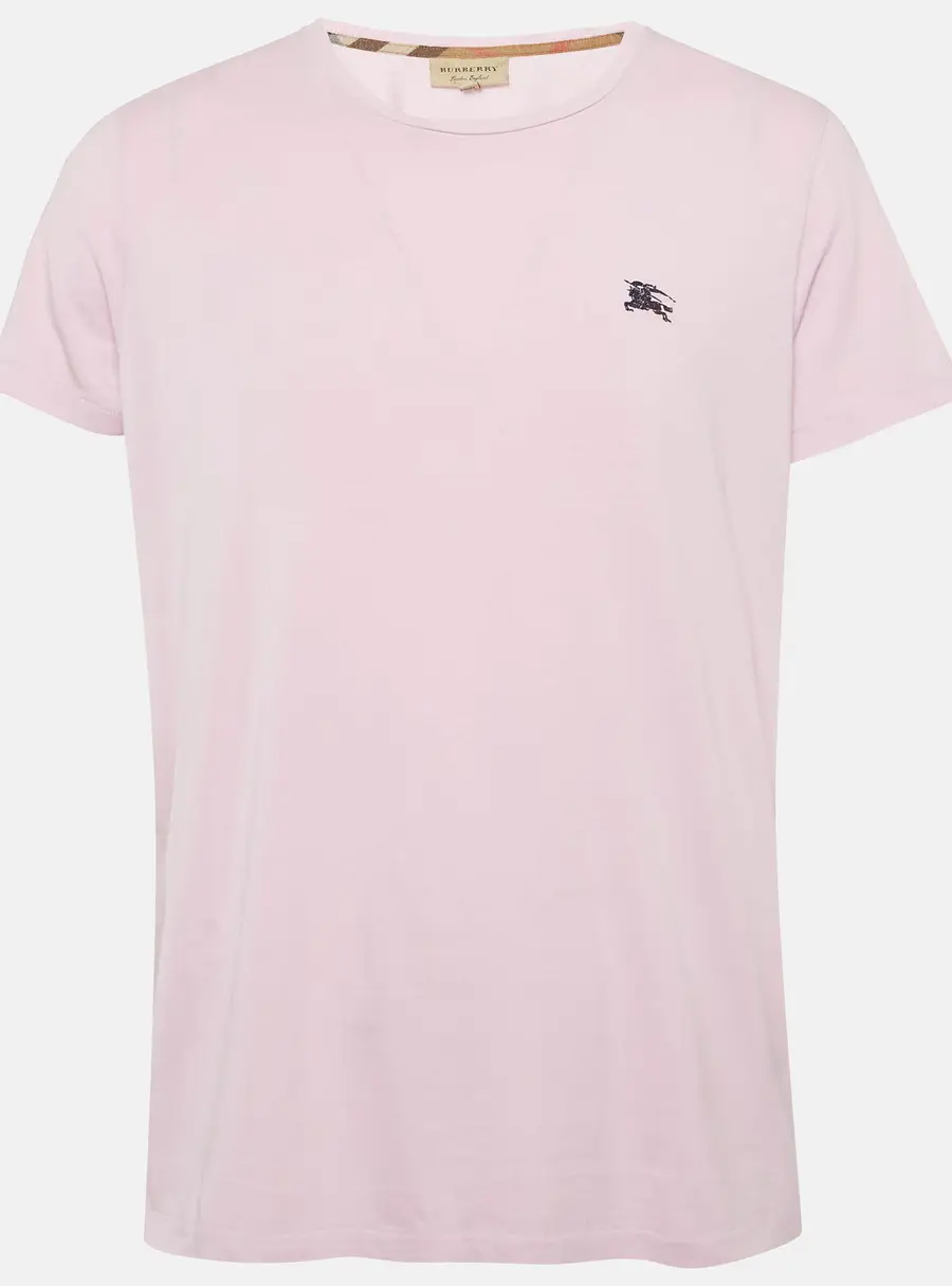 Burberry Lavender Jersey Crewneck T-Shirt L