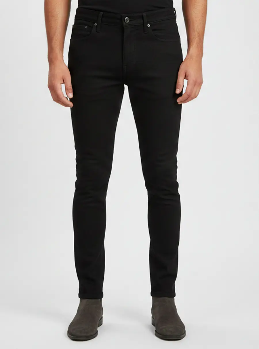Burberry Brit Black Denim Straight Fit Jeans M/Waist 33"