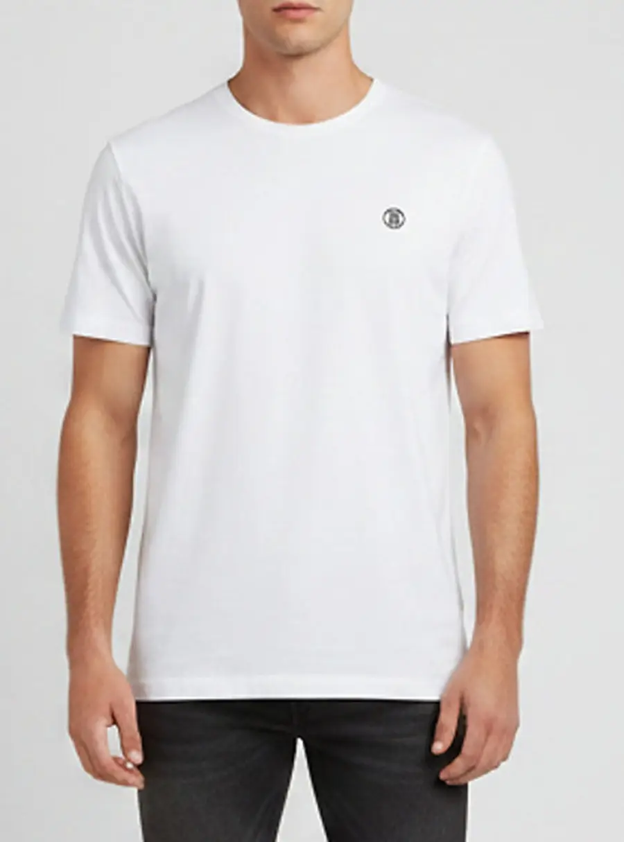 Burberry White Cotton Short Sleeve Crewneck XL