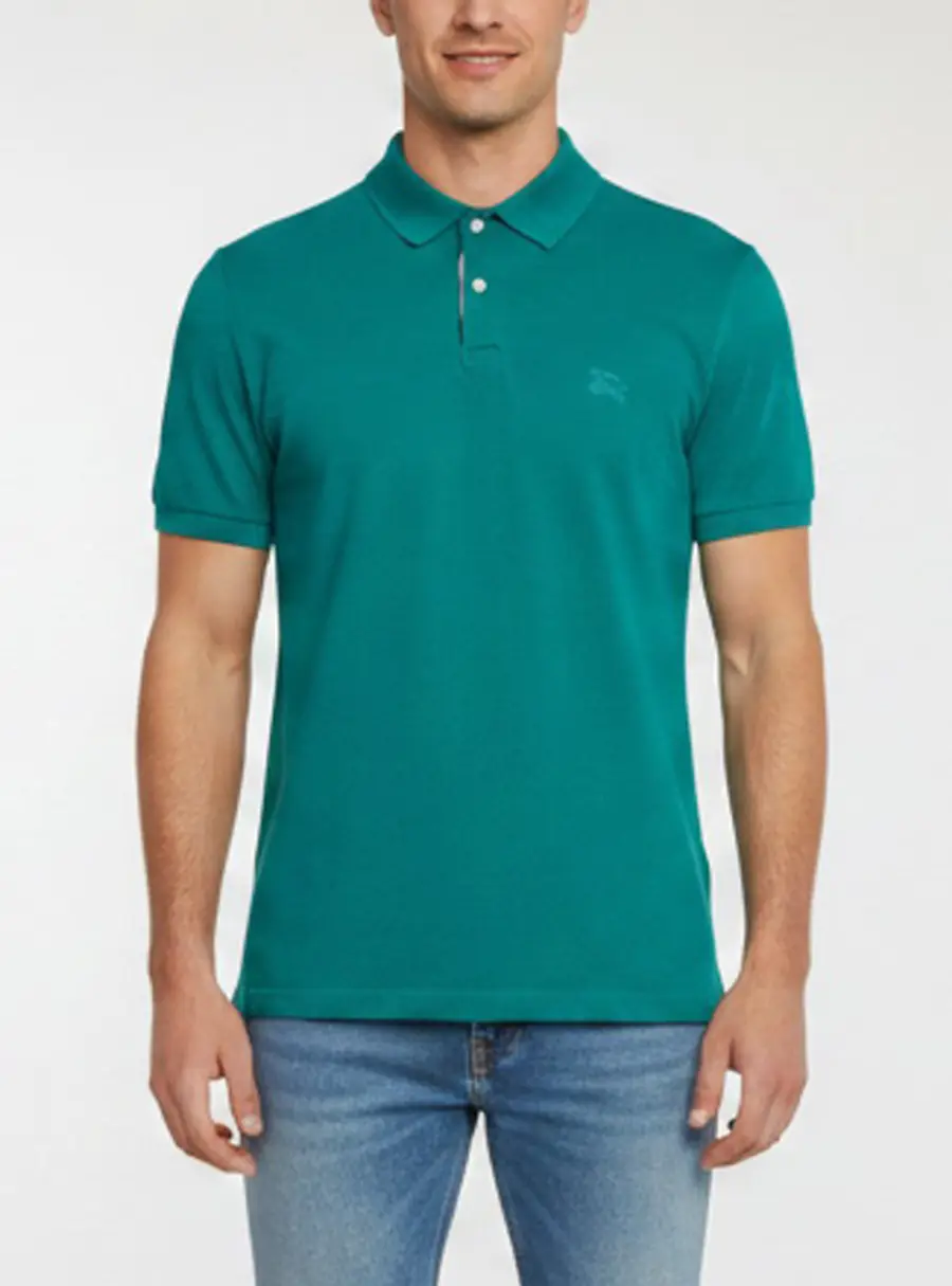 Burberry Brit Green Pique Knit Polo T-Shirt M