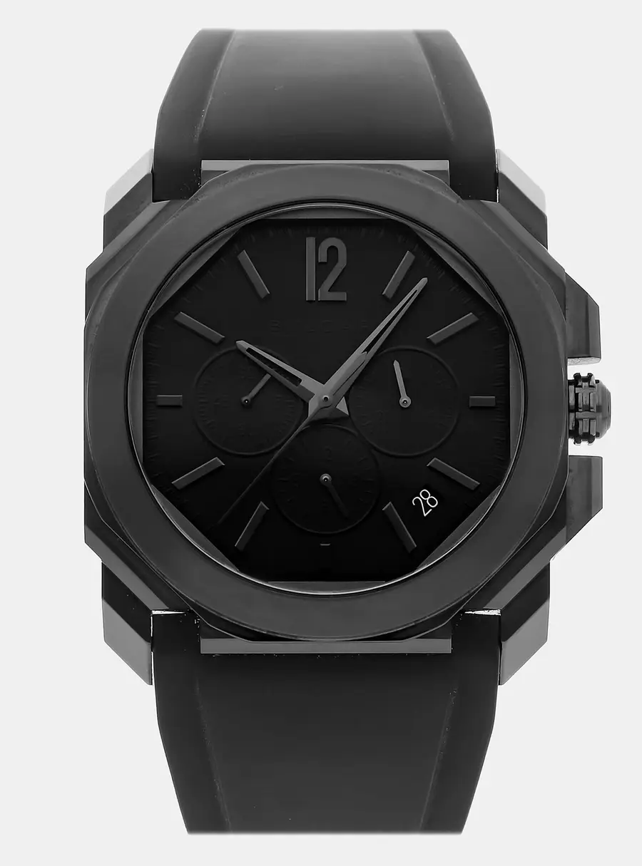 Bvlgari Octo Finissimo 102711 Grey Titanium Automatic Men's Wristwatch 40mm