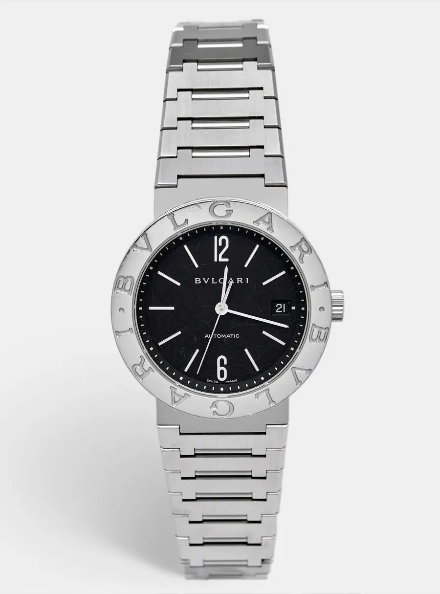 Bvlgari Bvlgari BB38SSAUTO Black Dial Stainless Steel Men's Wristwatch 38 mm