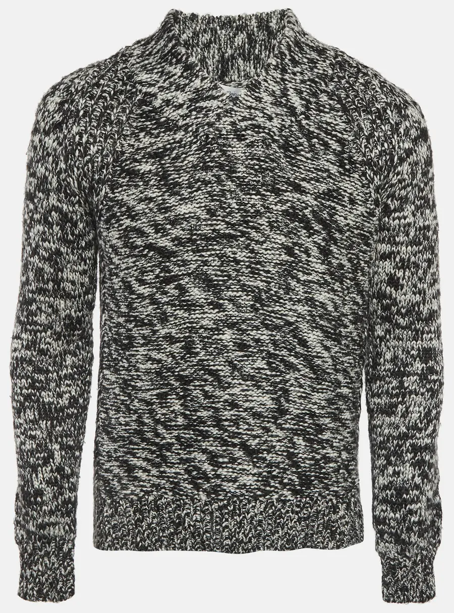 Calvin Klein Monochrome Knit V-Neck Sweater S